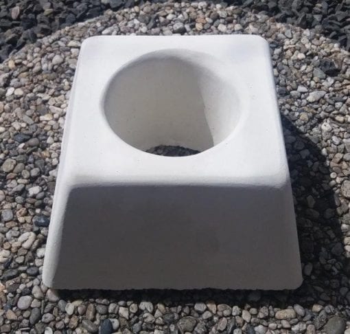 Concrete Cemetery Flower Holder