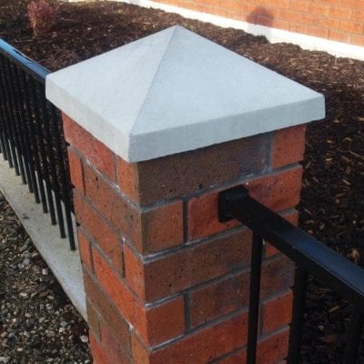 concrete pillar cap concrete column cap for fence post