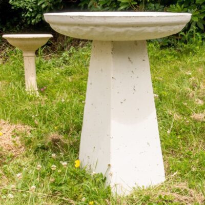 concrete bird bath made in dunedin nz