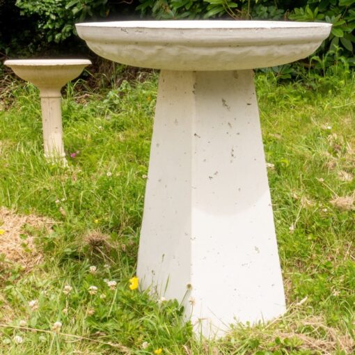 concrete bird bath made in dunedin nz