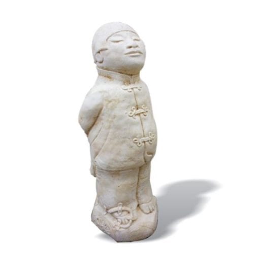 Chinese Boy Garden Statue