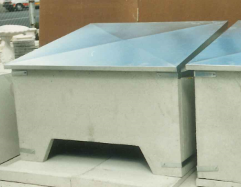 Concrete Wood Box