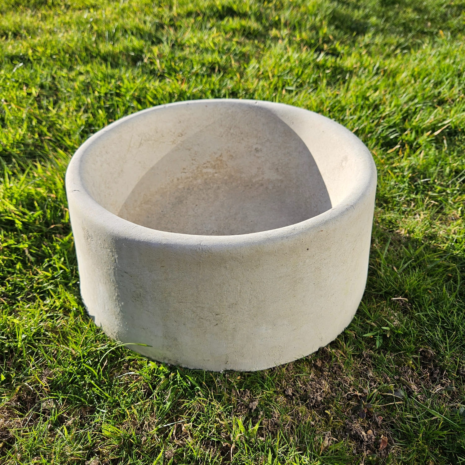 Concrete Dog Bowl